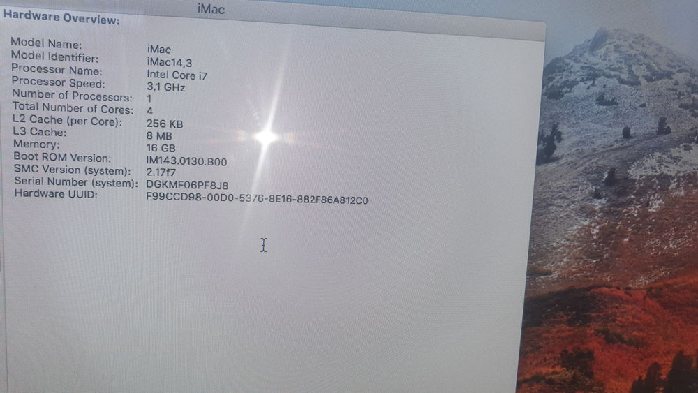 ordinateur Apple imac 21.5 pouces Matériel informatique
