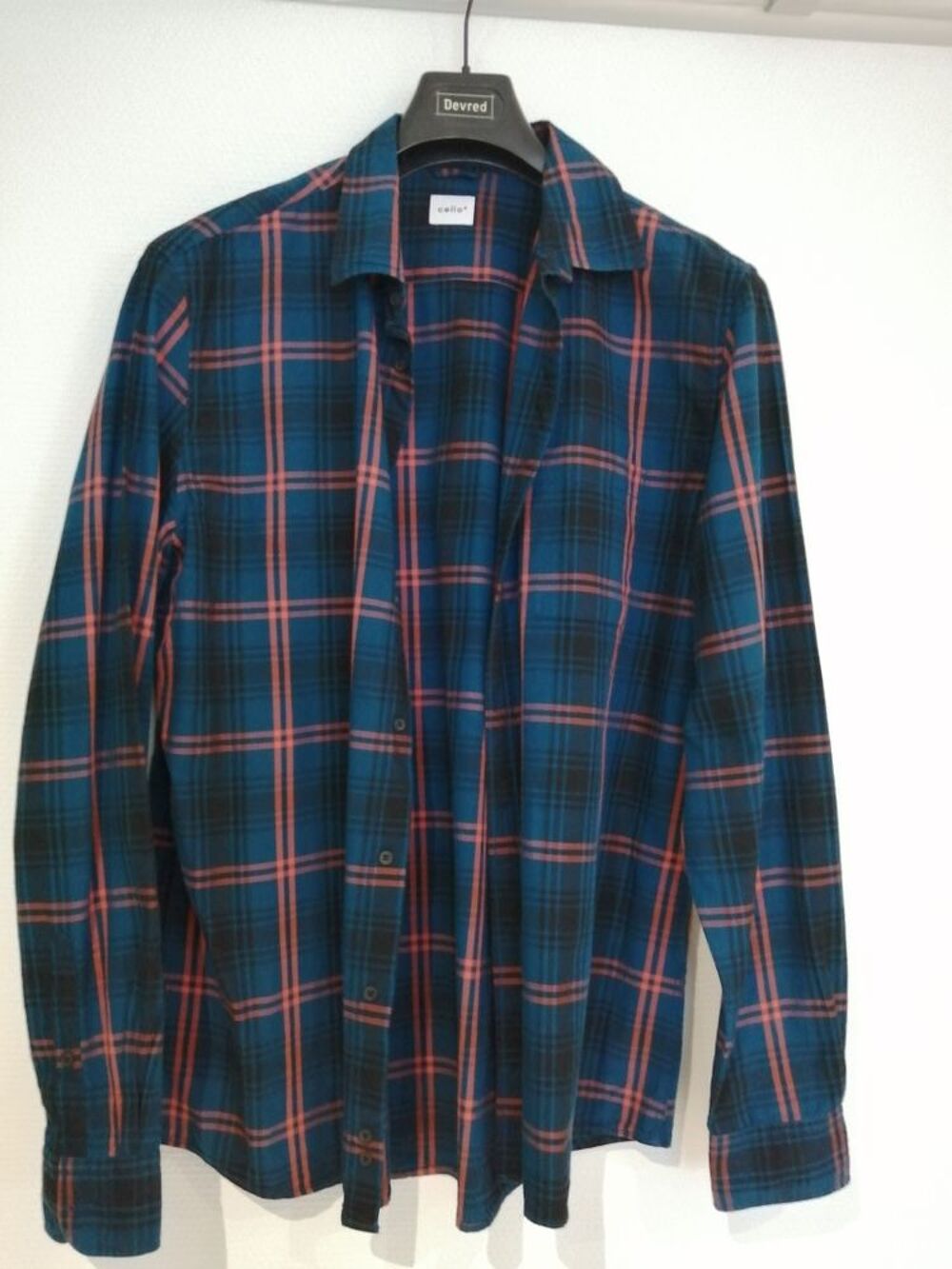 CHEMISE HOMME CELIO COTON T L 41 /42 Vêtements