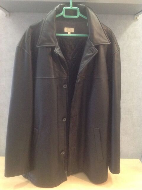 Veste noire cuir Burton 60 Vence (06)