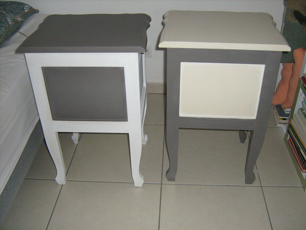 2 chevets relook&eacute;s Meubles