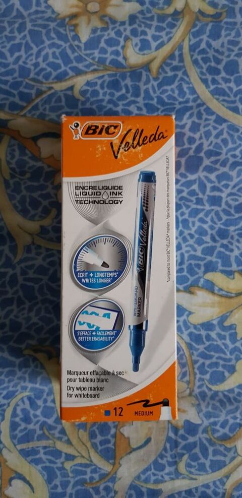 Feutres BIC Velleda pour Tableau Blanc x12 Neufs 13 Saint-Denis (93)