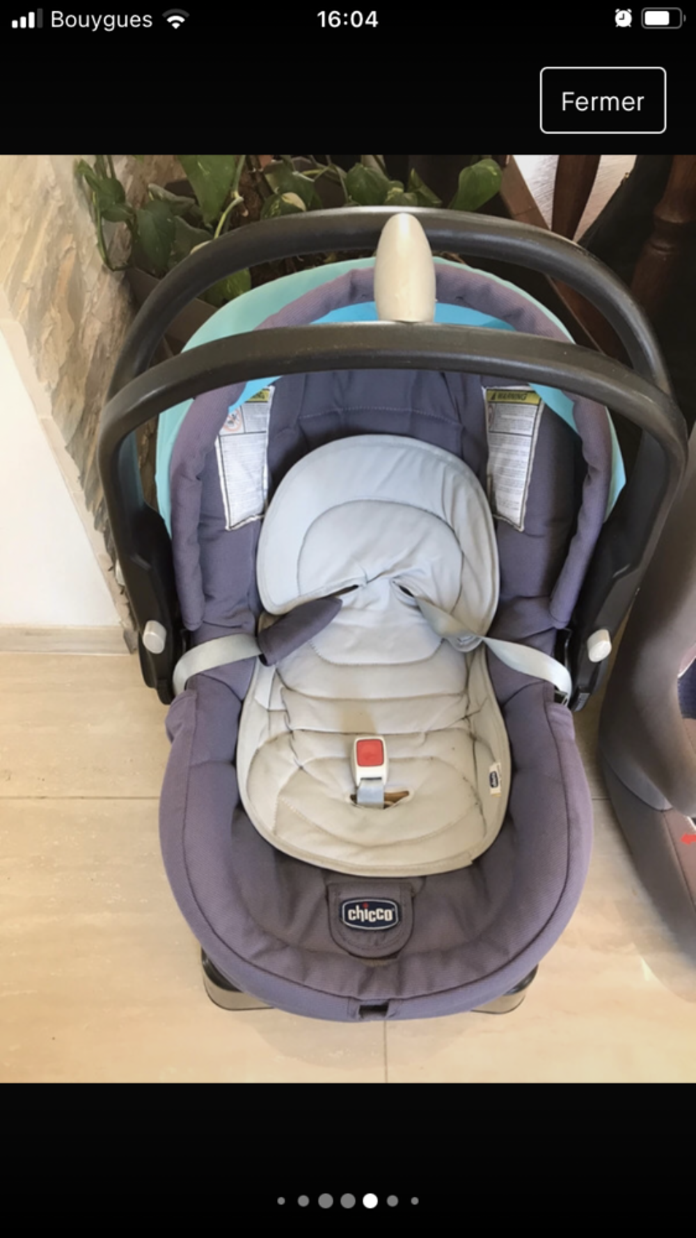 Trio poussette nacelle et si&egrave;ge auto Puériculture