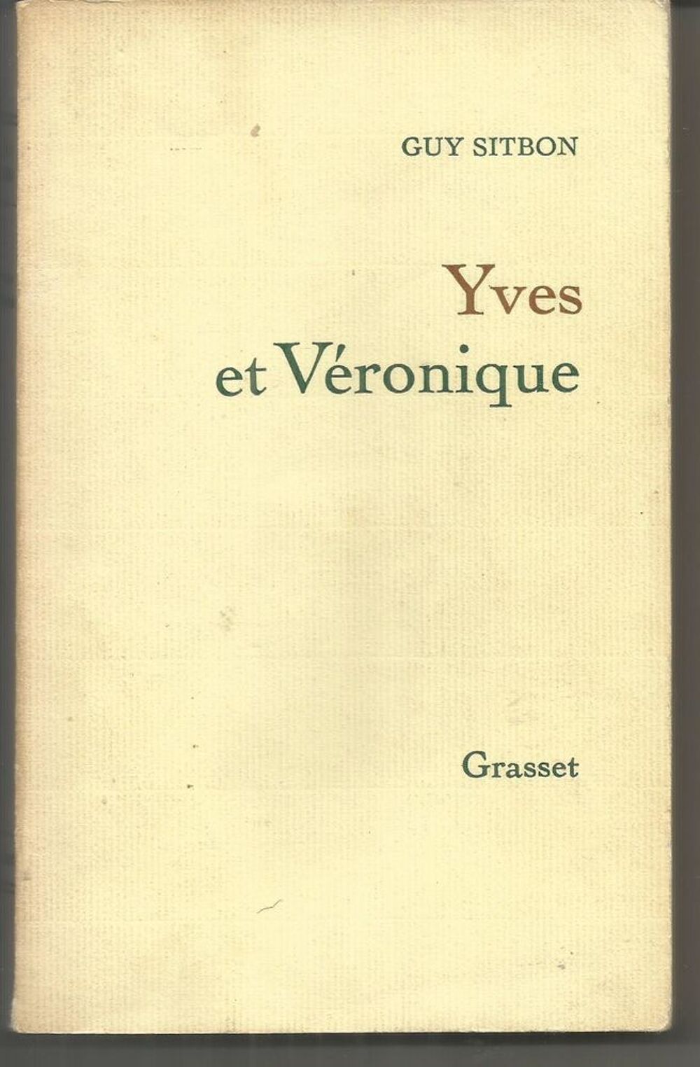 Guy SITBON : Yves et V&eacute;ronique Livres et BD