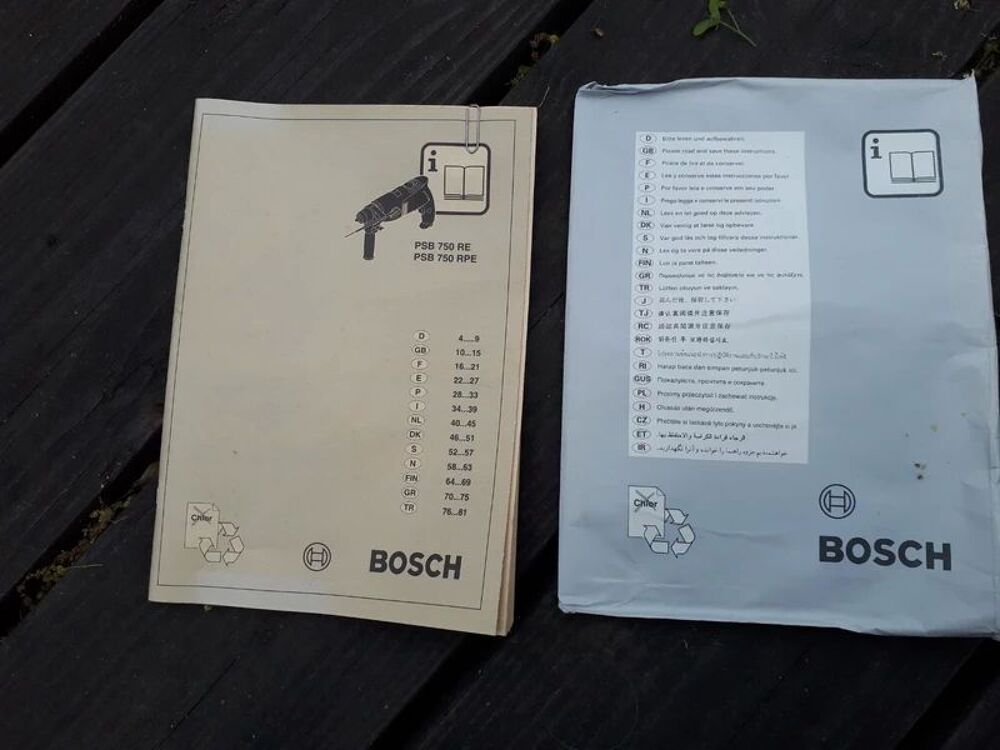 Perceuse BOSCH PSB 750-2 RE Bricolage