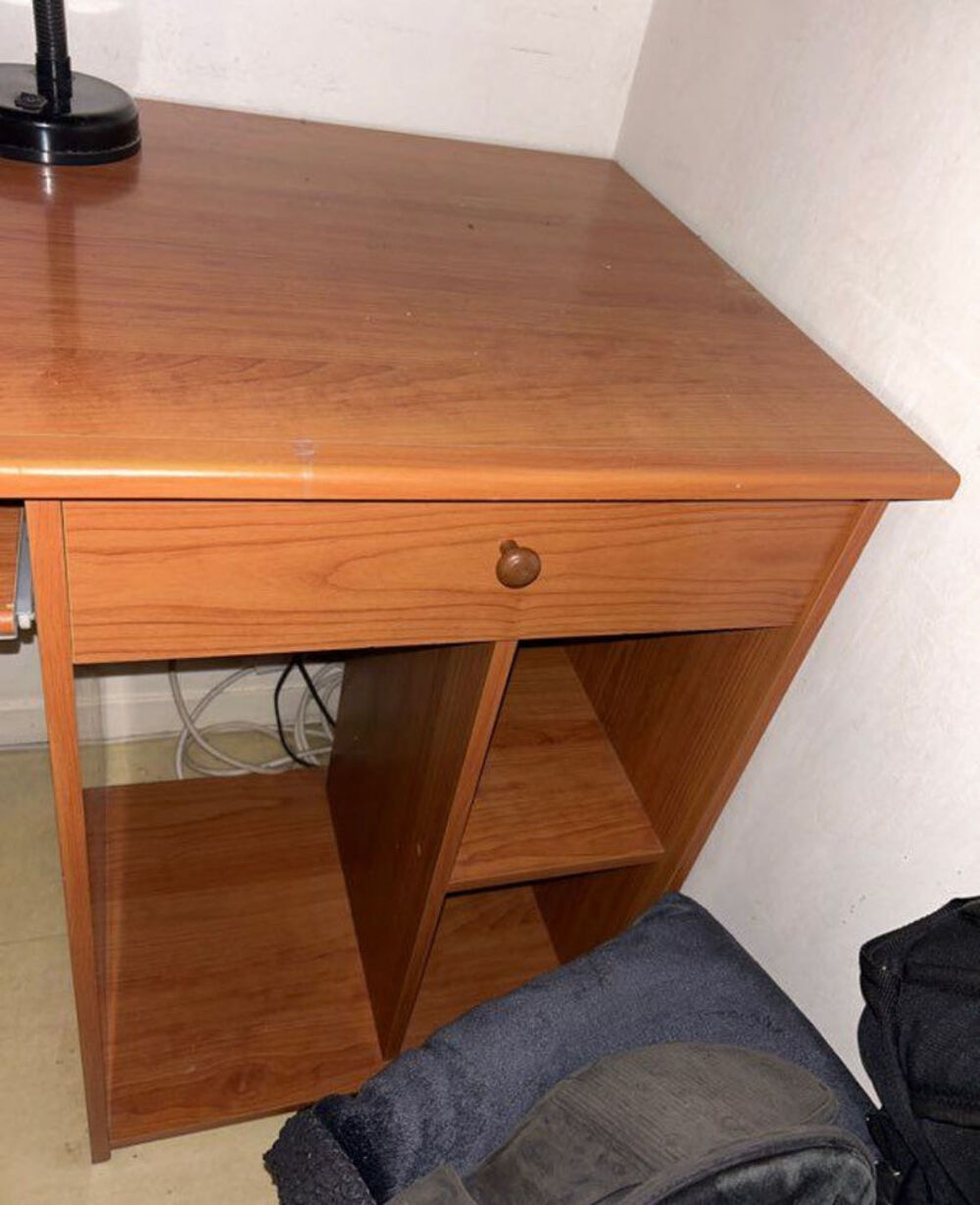 bureau en bois avec plateau en bois Meubles