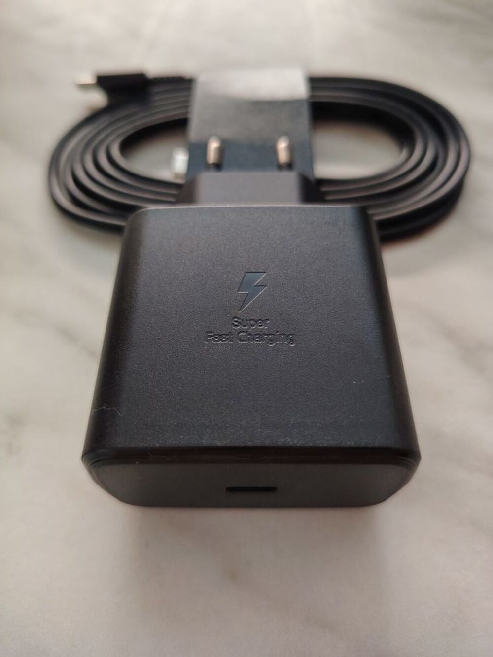 OFFICIEL Chargeur Samsung Galaxy super charge rapide 45W Téléphones et tablettes