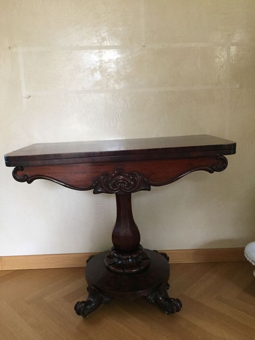 table de jeux Anglaise acajou Meubles