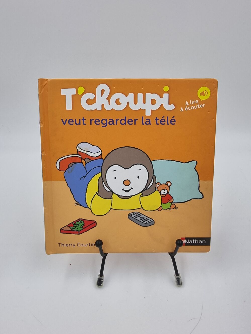 Livre enfant T'Choupi veut regarder la t&eacute;l&eacute; Thierry Courtin Livres et BD