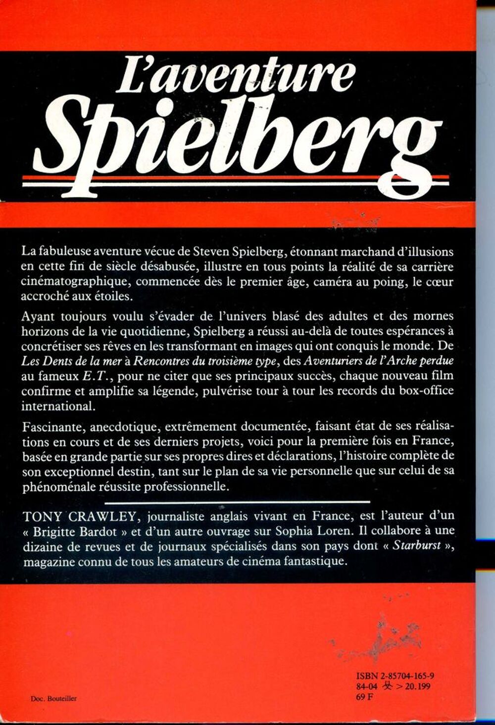 L'AVENTURE SPIELBERG Livres et BD