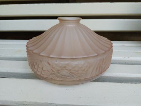 Suspension Verre Rose D�cor Pomme de Pins Art D�co 35 Loches (37)