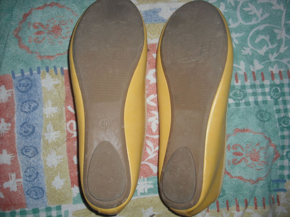 mocassin jaunes taille40 Chaussures