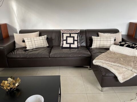 Canap cuir pleine fleur - Chocolat - PARFAIT TAT 250 Marseille 9 (13)