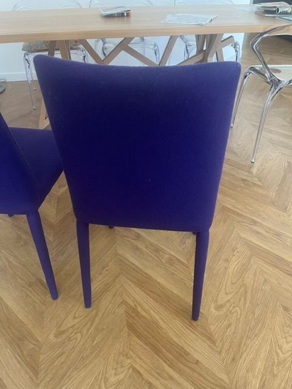 lot de 2 chaises contemporaines roche bobois Meubles