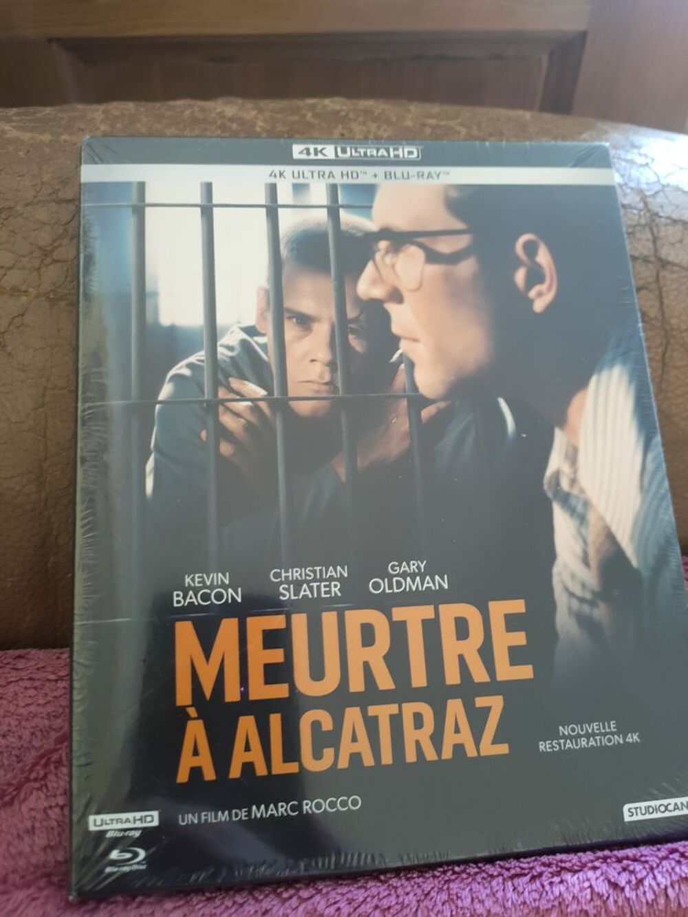 blue ray 4K de meurtre &agrave; Alcatraz DVD et blu-ray