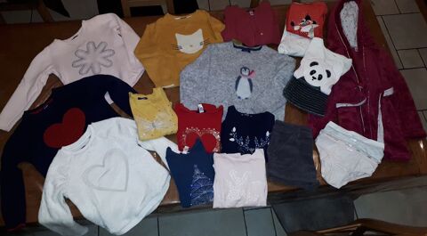Lot v�tements hiver fille marque Okaidi taille 6 ans 75 Villiers (86)
