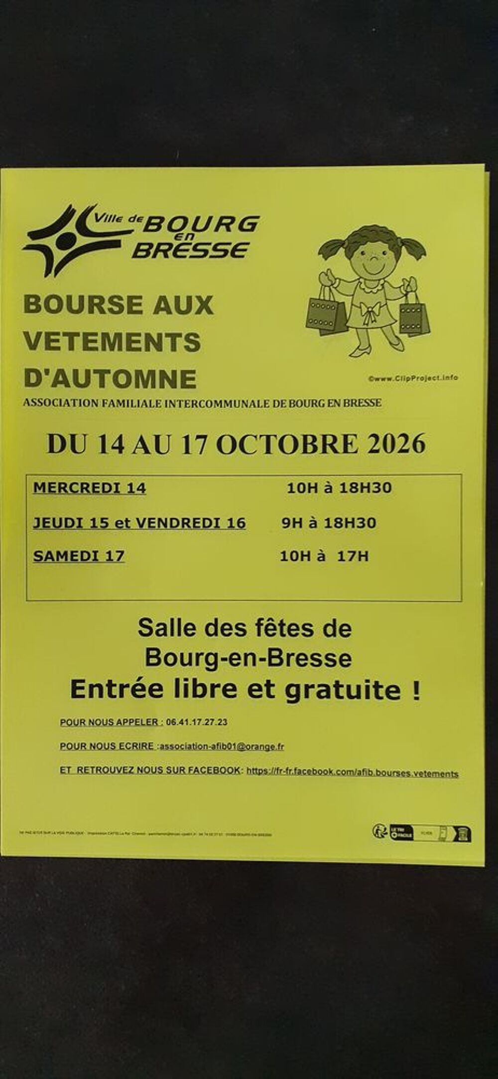 bourse aux v&ecirc;tements,... Bourse d'objets