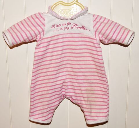 Vêtement pour poupée Corolle 36 cm. Pyjama rose et blanc.  6 Gujan-Mestras (33)