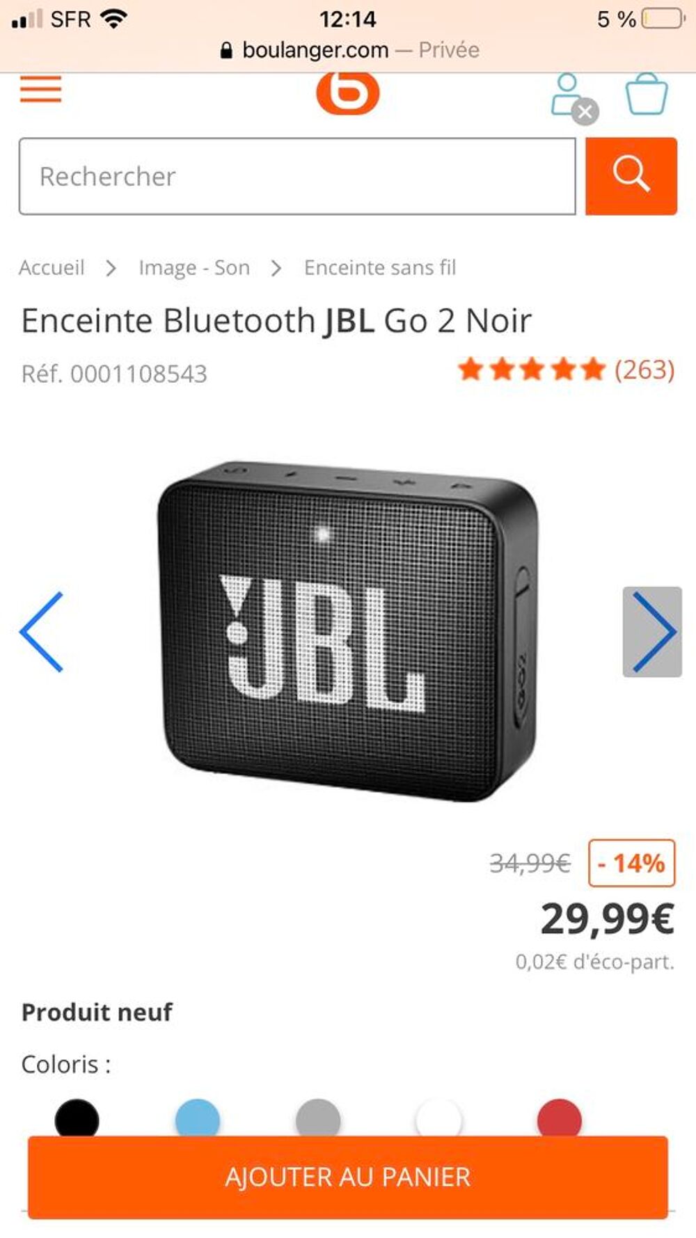 JBL go 2 Audio et hifi