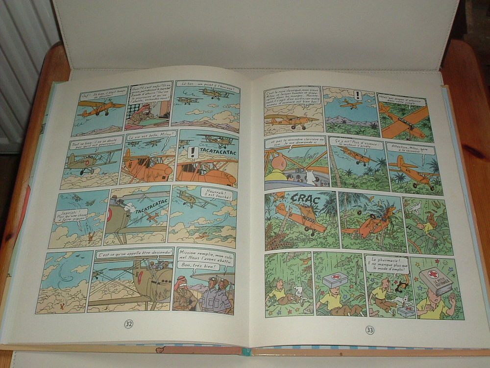 BD Tintin " Les Cigares du Pharaons " dos bleu Livres et BD