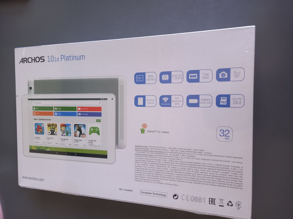 Tablette ARCHOS 10.1 32 GO T�l�phones et tablettes