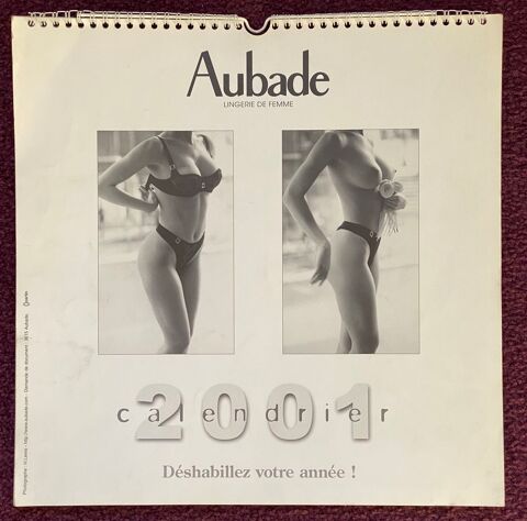 Aubade Lingerie Calendrier 2001 8 Jou�-l�s-Tours (37)