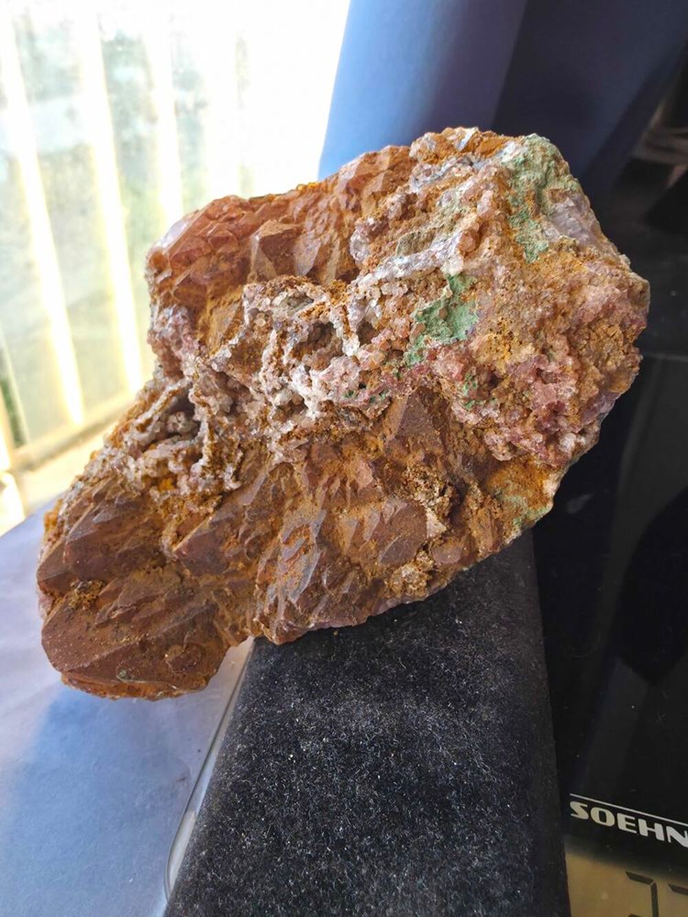 Pierre de Collection Katanga : Quartz, Malachite &amp; Oxydes 