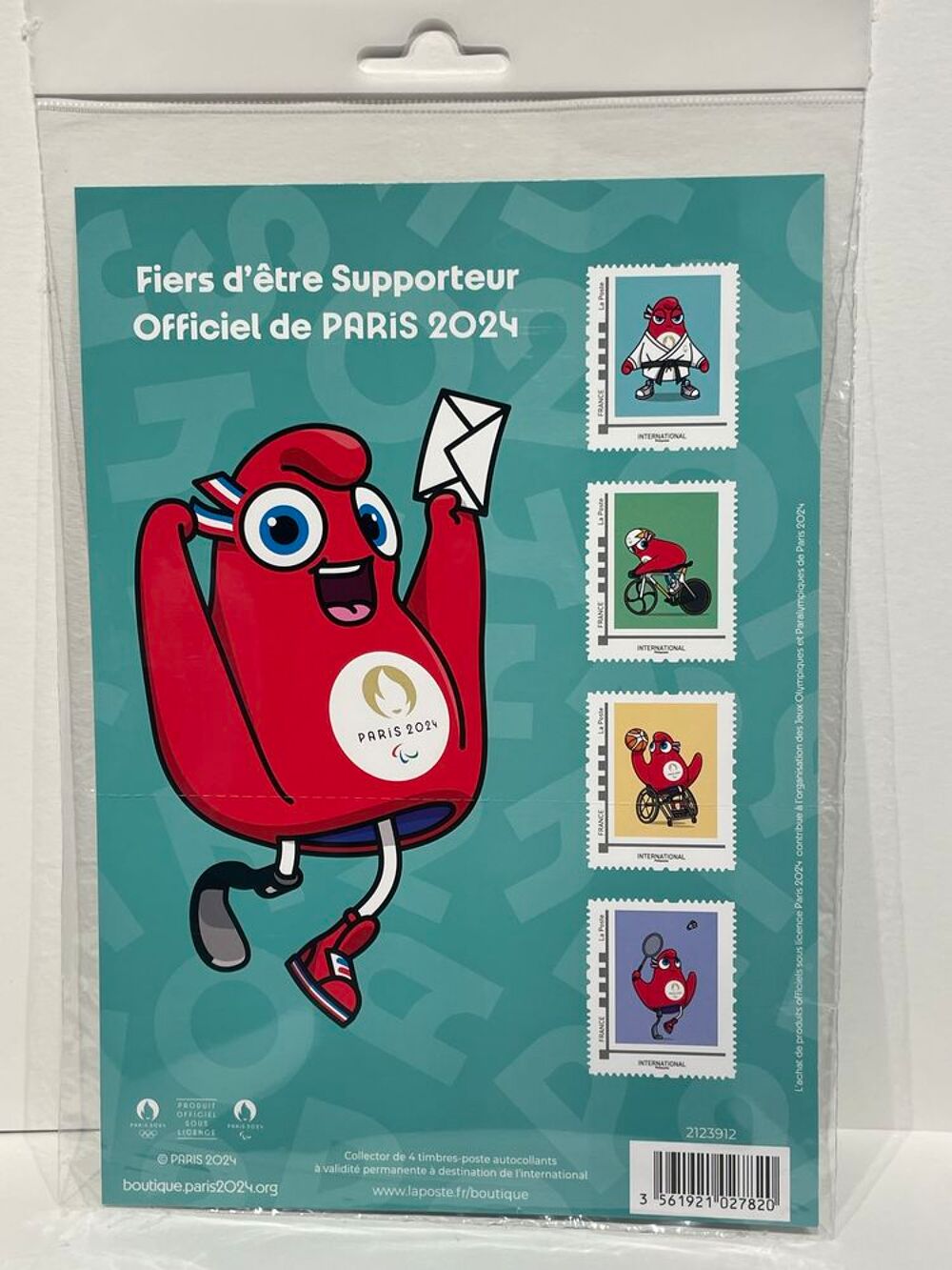 
TIMBRES FRANCE 2024 Jeux Olympiques J0 En route pour Paris 