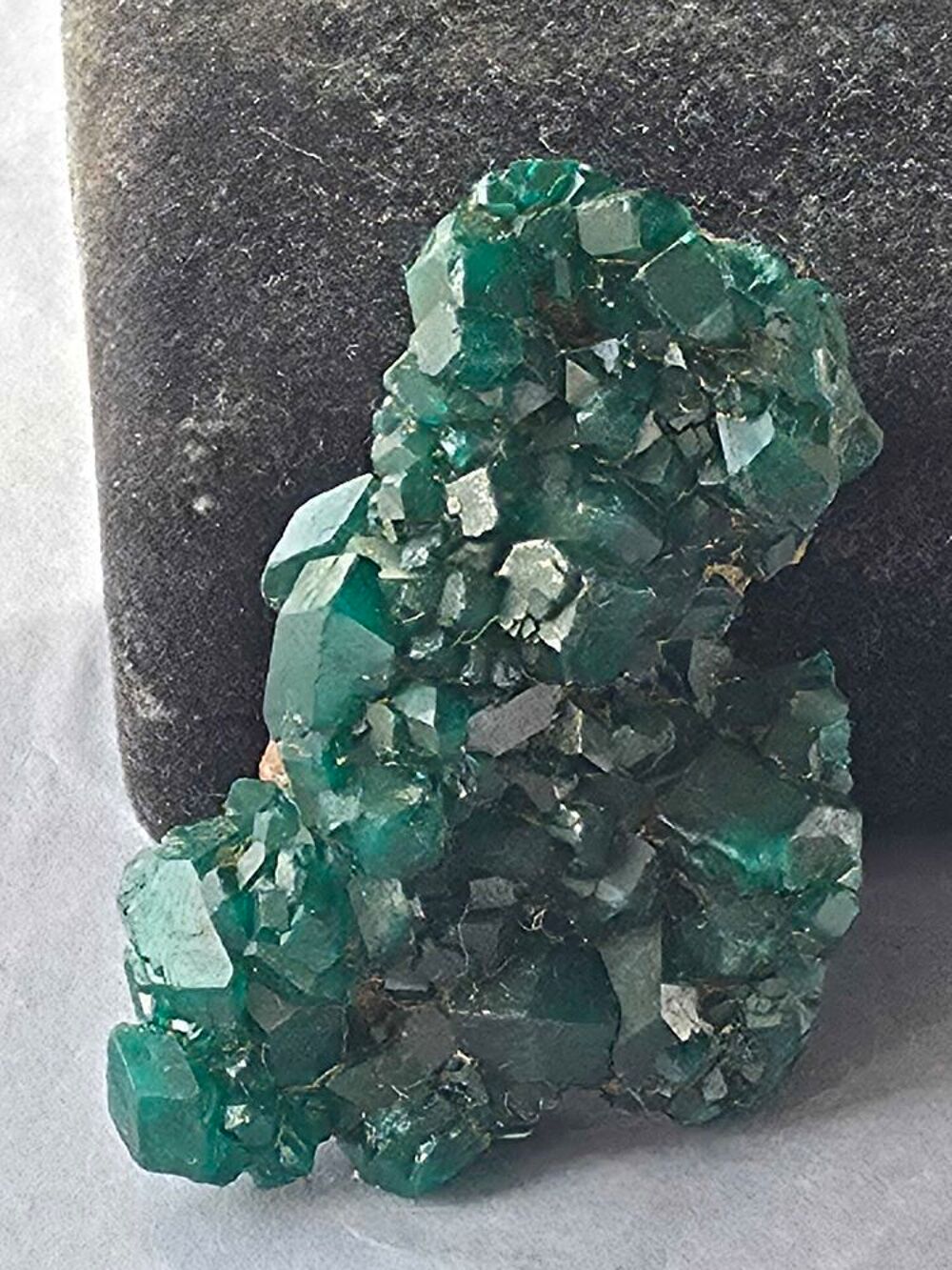 Dioptase Brut Vert Emeraude du Katanga RDC-Sp&eacute;cimen 16g 