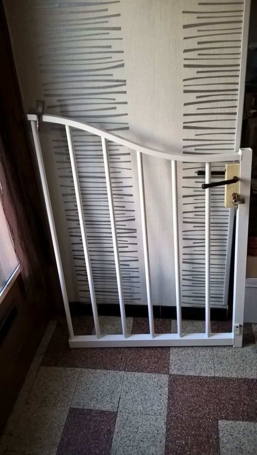 Portail en aluminium. Bricolage