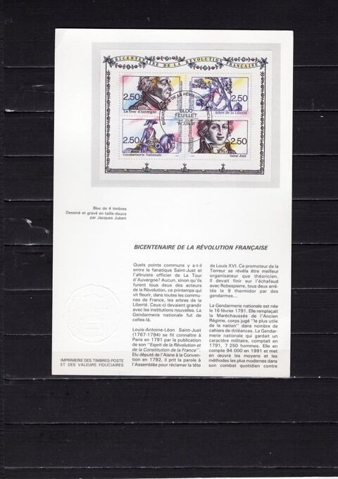 bloc sur le BICENTENAIRE de la REVOLUTION FRANCAISE 2 Les �glisottes-et-Chalaures (33)
