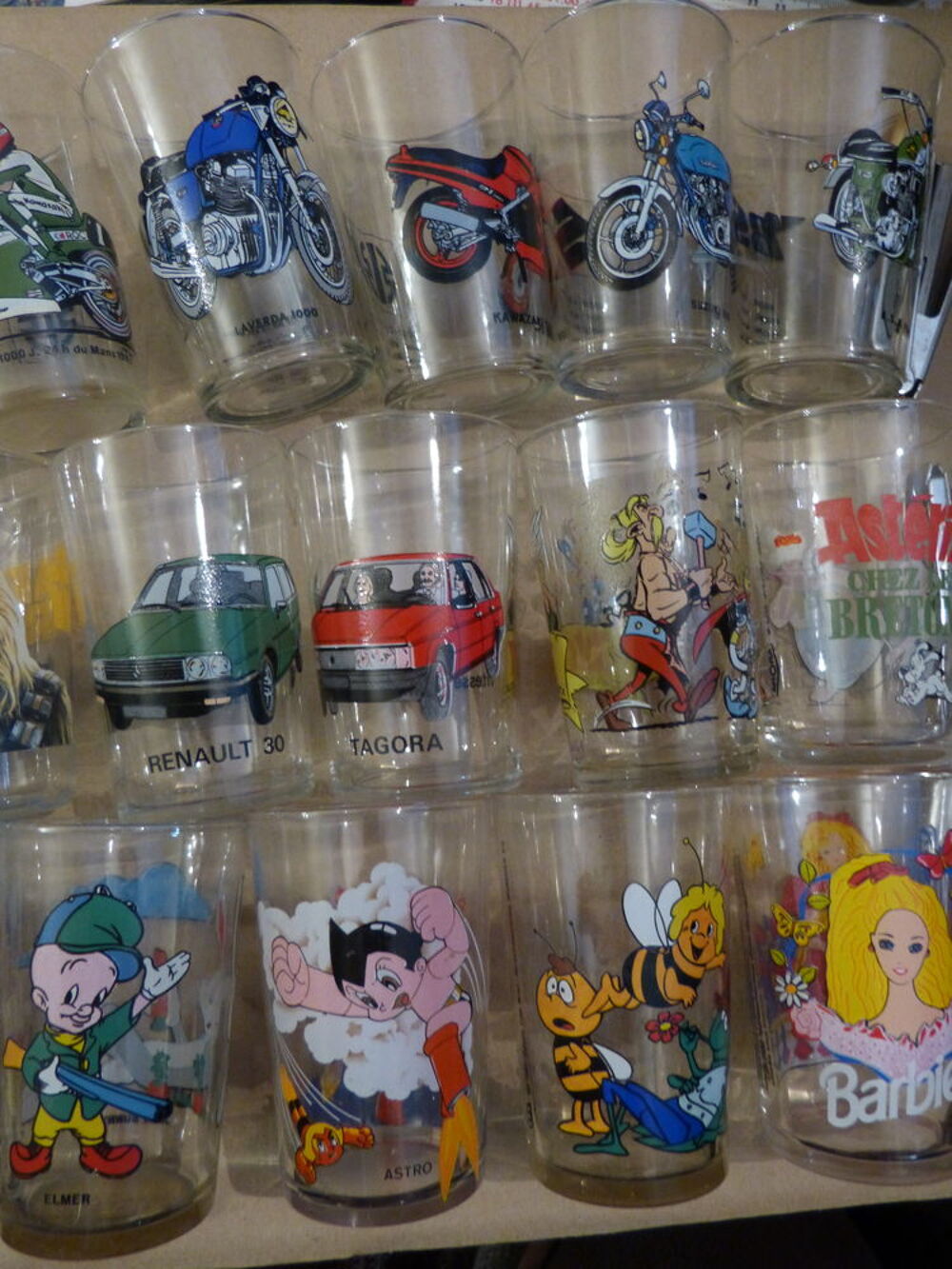  VERRE BD TV MOTO AUTO a choisir 