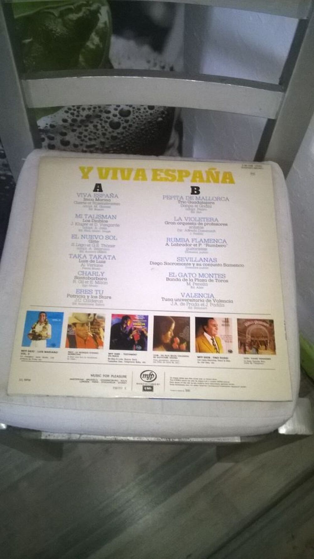 Vinyle Y Viva Espa&ntilde;a
Excellent etat
Viva Espa&ntilde;a-Imca Marin CD et vinyles