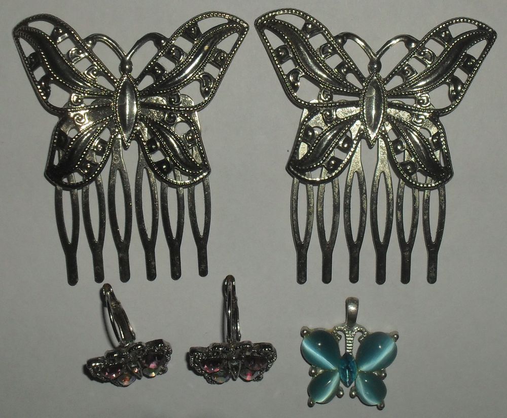 Bijoux fantaisie th&egrave;me Papillon Bijoux et montres
