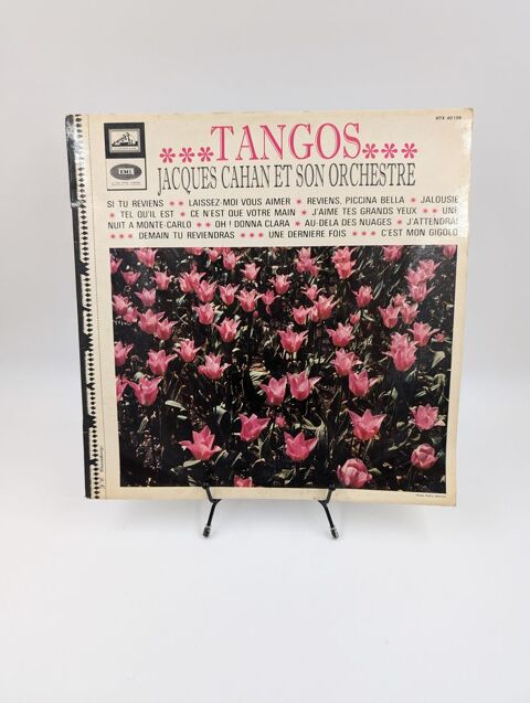 Vinyle 33 tours Tangos : Jacques Cahan et son Orchestre  5 Vulbens (74)