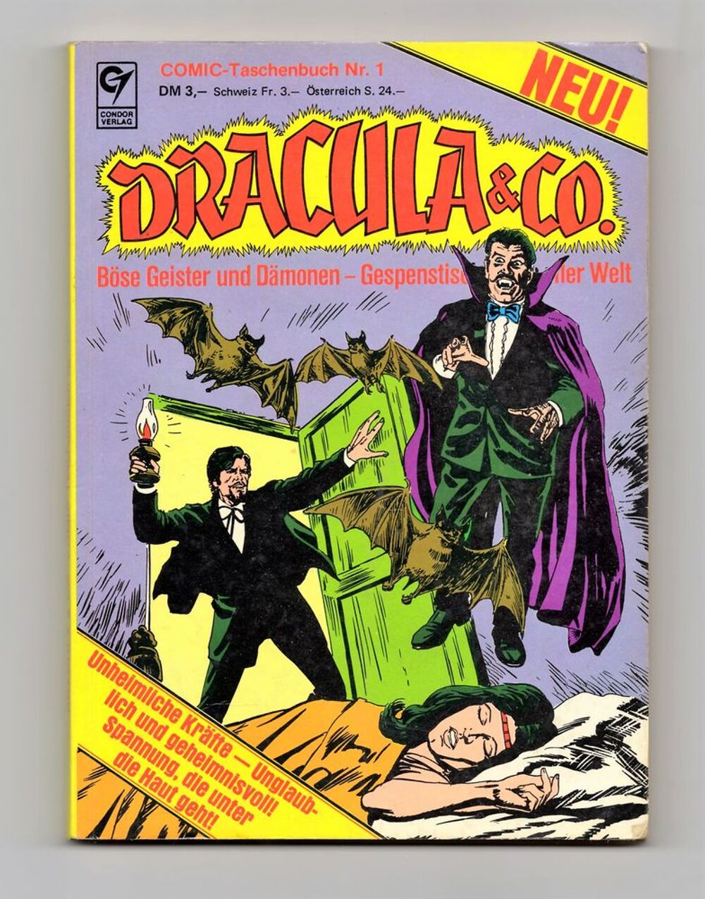 Dracula &amp; Co #1 - Condor Verlag - 1982 - en allemand Livres et BD