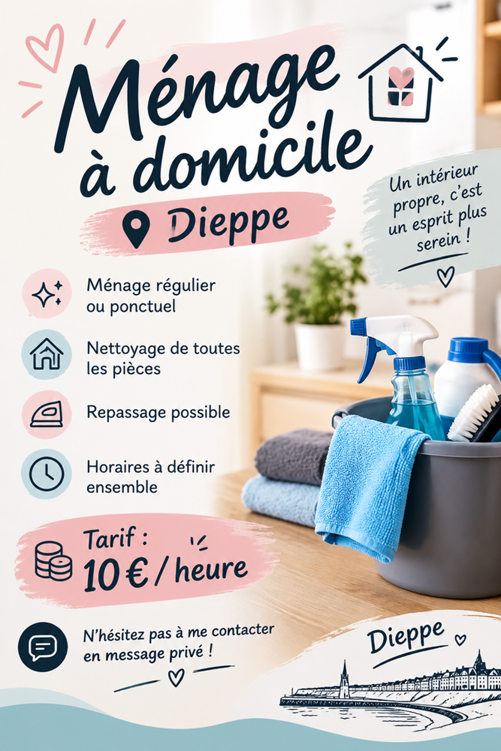   ? Ménage à domicile ? Dieppe 