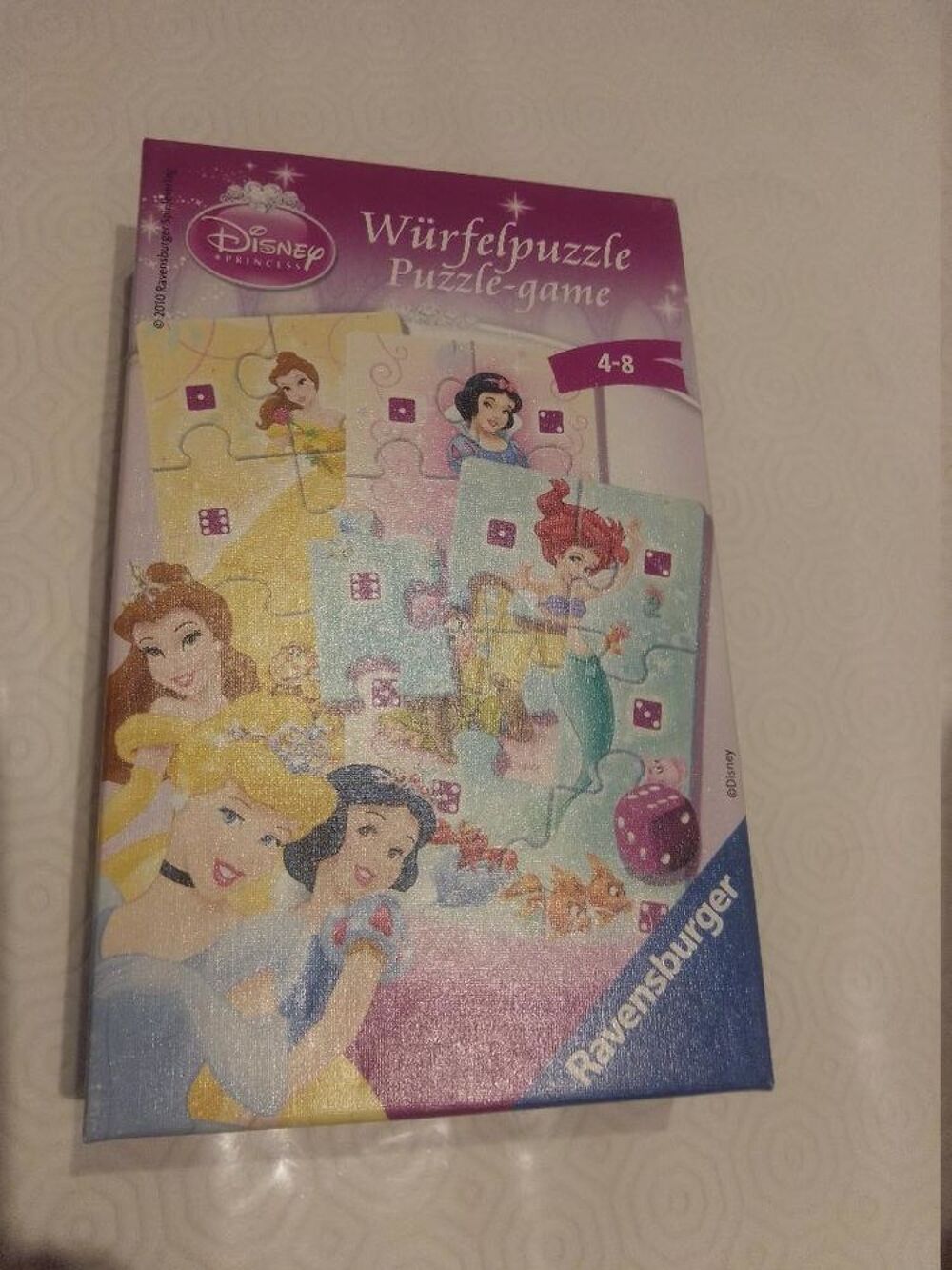 Jeu d&eacute; puzzle princesses Disney d&egrave;s 4 ans Jeux / jouets