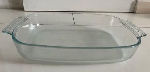Plat � four (gratin), rectangulaire, en verre Pyrex 1 Marseille 10 (13)