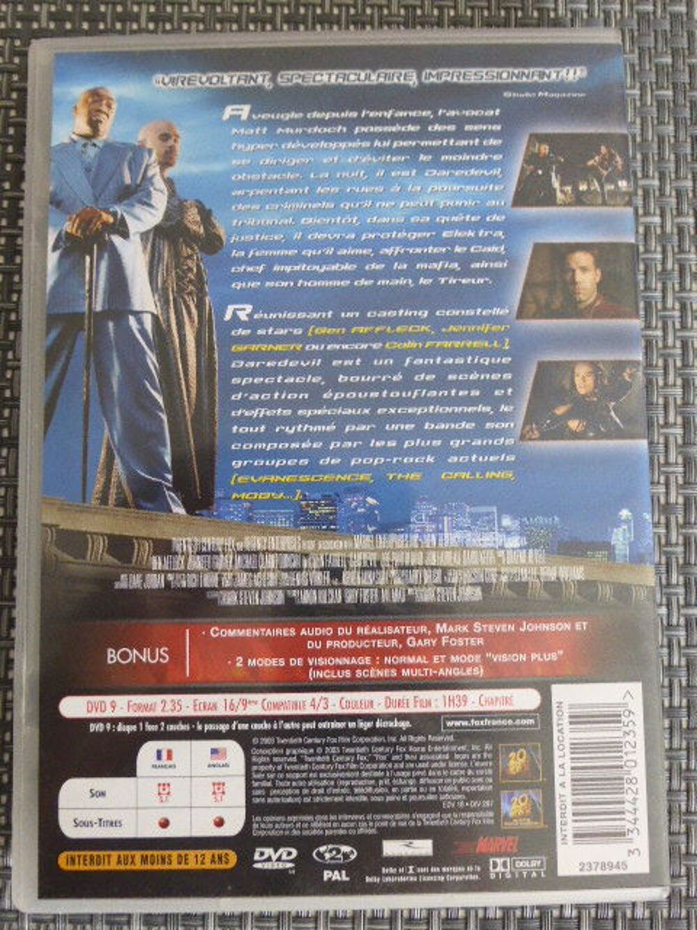 Daredevil DVD et blu-ray