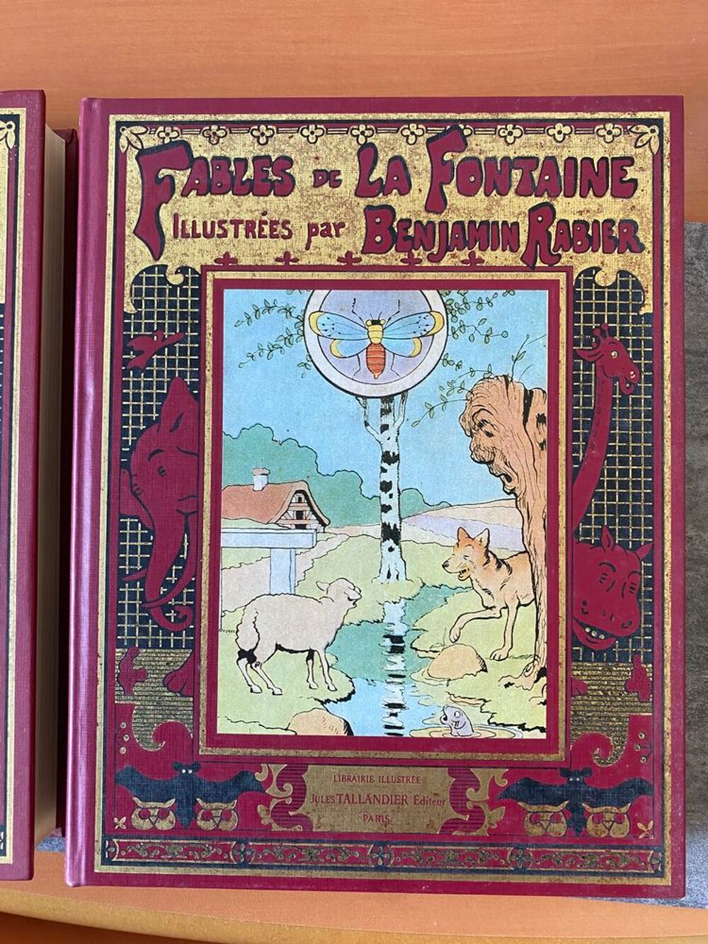 FABLES de LA FONTAINE illustr&eacute;es par Benjamin RABIER. Livres et BD