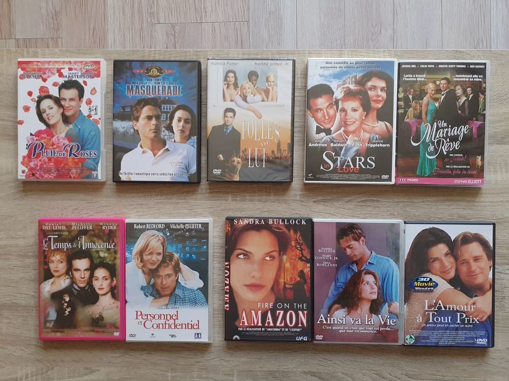 DVD " Sandra BULLOCH , Julie ANDREWS, Michelle PFEIFFER ... DVD et blu-ray