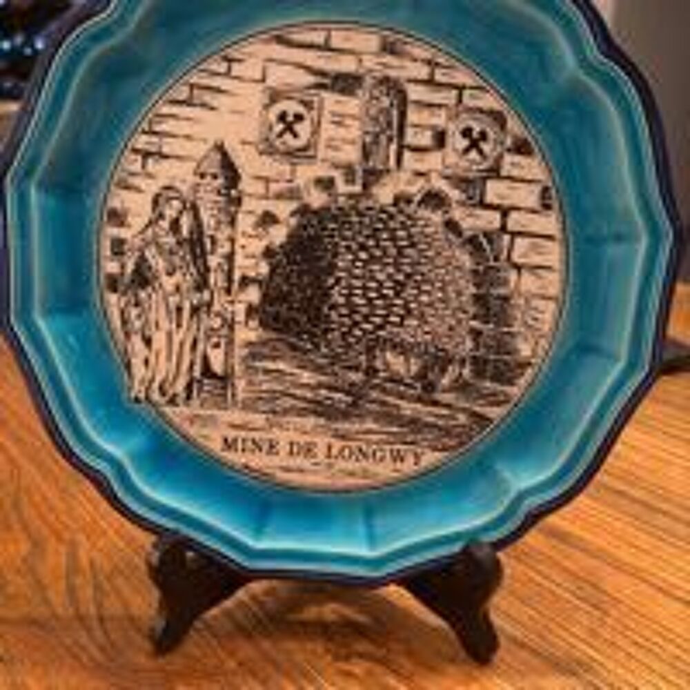 assiette collection &eacute;maux de Longwy 