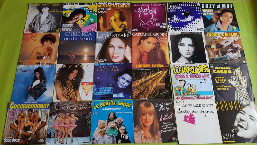 LES 45T PHOTO 21 CD et vinyles