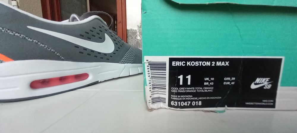 Nike Air Max Eric Koston 2 
P. 45 / 11 US Chaussures