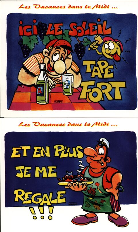 Lot de 6 cartes postales humoristiques
10 Septmes-les-Vallons (13)