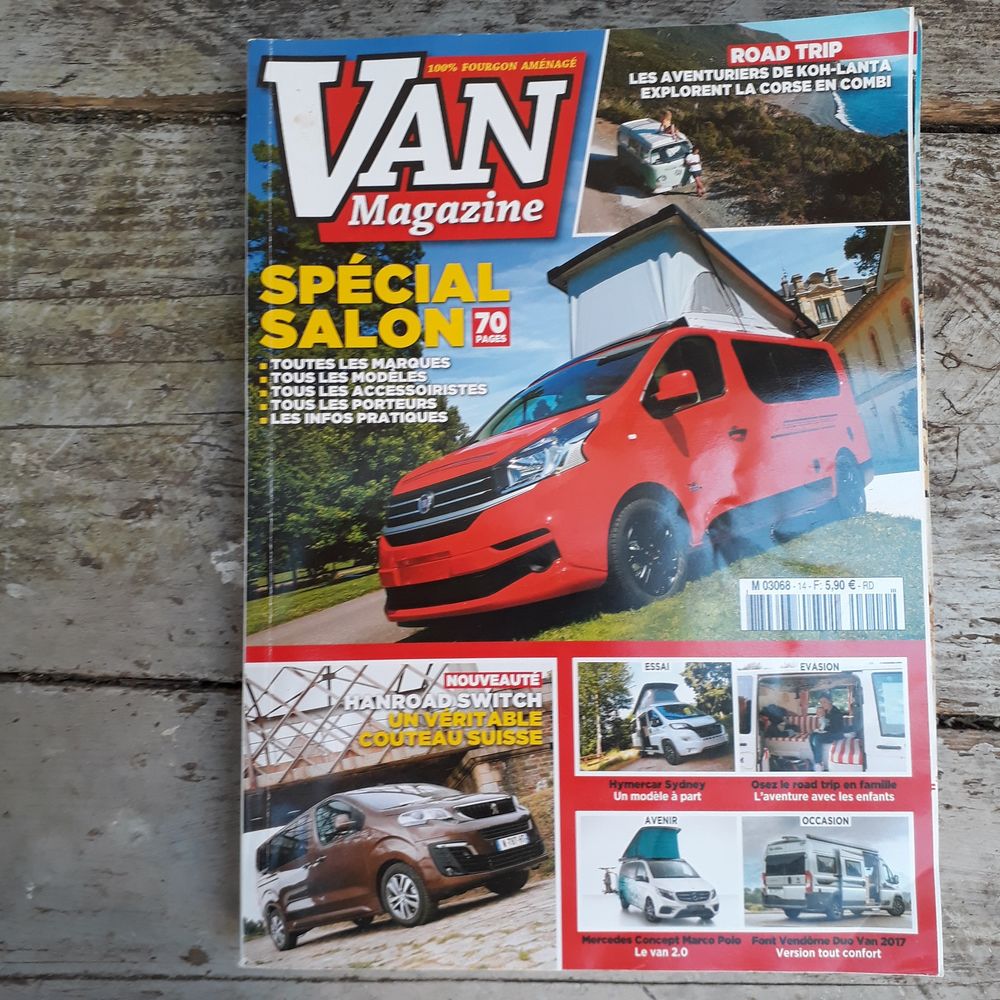 Van magazine num&eacute;ro 5, 9, 10, 14, 16 et 18 Livres et BD