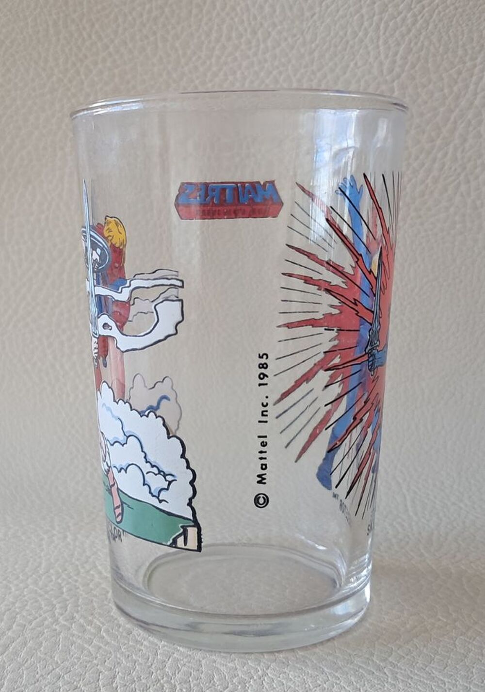 verre &agrave; moutarde vintage collector les ma&icirc;tres de l'univers 