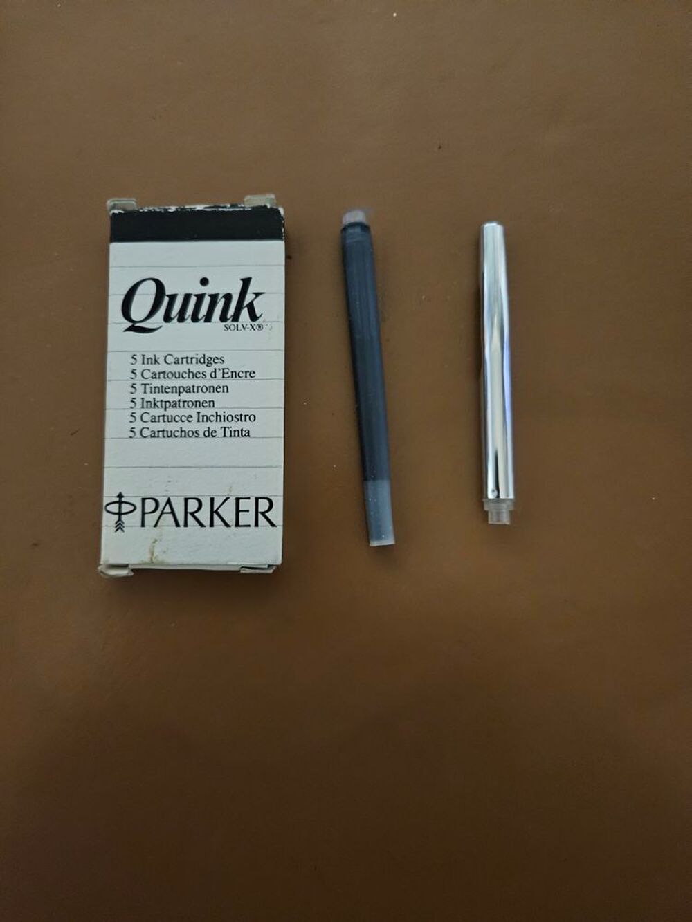 Parure de stylos Parker + encre 