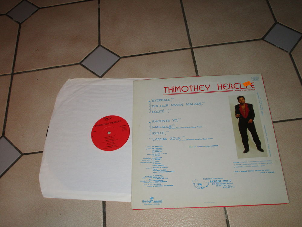 LOT 2GT8 VIEUX VINYLE 33T "THIMOTHEY HERELLE" CD et vinyles