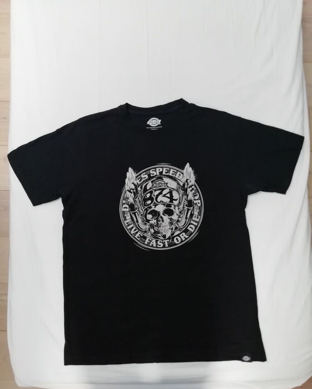 T-shirt dickies taille S dickies speed shop live fast or die By David Vicente Vêtements